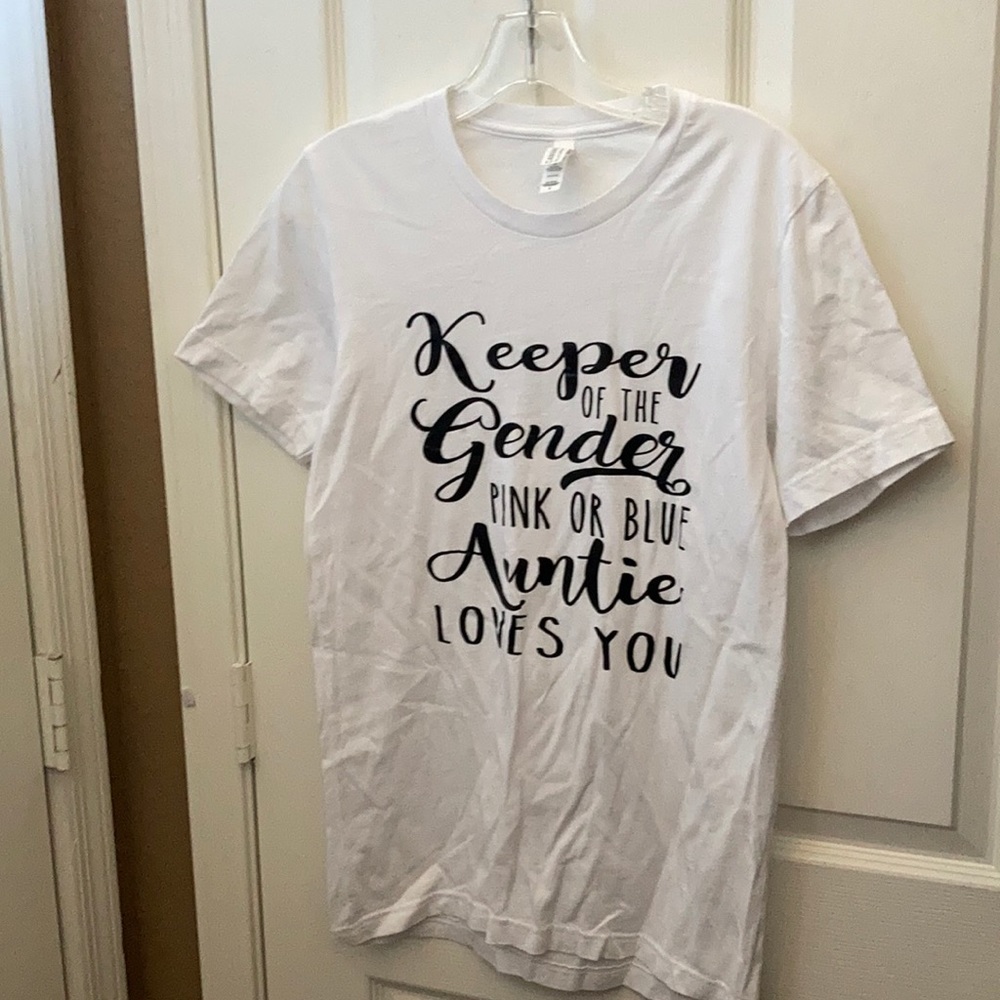 FINAL MARKDOWN Ladies’ Gender Reveal T-Shirt (S)